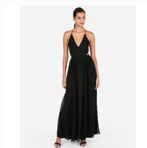 Express maxi dress lace up back